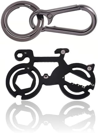12 in 1 Bicycle Multitool Repair Tool Set with Aluminum Buckle Re...