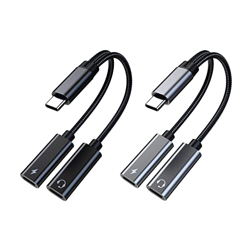 Adaptateur de charge pour casque Type-C et adaptateur audio câble USB C