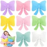 Novabright 8 Pack Bow Pillow Throw Pillows Butterfly Shaped Decorative 8 Color Cute...