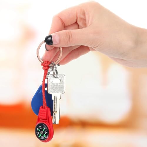 54 Piezas Brújulas Mini de Supervivencia Multicolor para Camping al Aire Libre miniatura 5