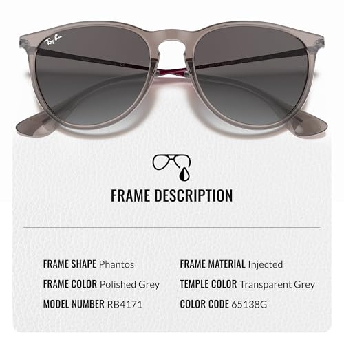Image of Ray-Ban RB4171 ERIKA COLOR MIX Phantos Shaped Sunglasses for Women with Official RAYBAN Eyewear Kit