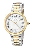 Porsamo Bleu Luxury Helena Silver & Gold Tone Stainless Steel Women's Watch 1071CHES
