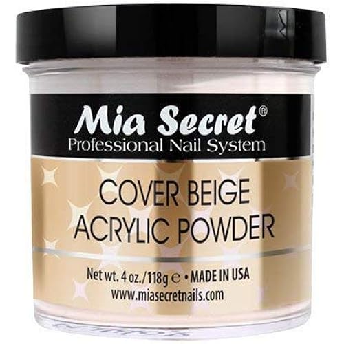Mia Secret COVER BEIGE ACRYLIC POWDER 4oz