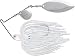 Terminator Super Stainless Spinnerbait-Colorado/Willow, Nickel/Nickel Blade (Bright White Shad, 3/8-Ounce)