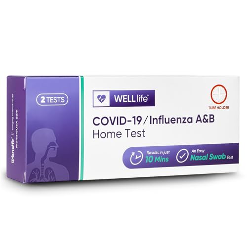 WELLlife COVID-19/Flu A&B 3-in-1 Home Test