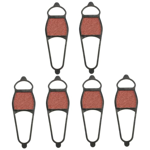 COLLBATH 3pairs Outdoor Double-Sided Coarse Sand Crampons - Shoes Cover for Ice and Snow Lightweight Footwear Grips for Hunting Walking Jogging Hiking and More