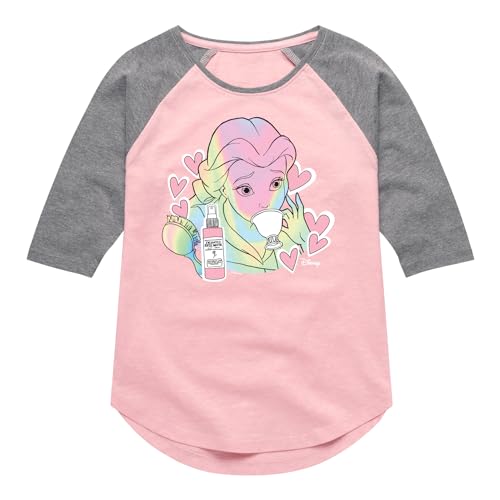 Disney Princess - So It's Time to Be Beautiful - Toddler & Youth Girls Raglan Graphic T-Shirt