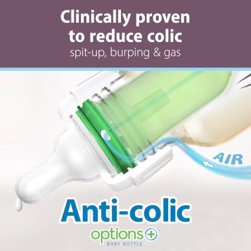 Dr. Brown's Anti-Colic Options+ Narrow PPSU Baby Bottle, 8 oz, 4-Pack - image 3