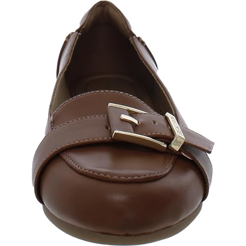 Image of Kenneth Cole Reaction Women's Slip on Flat with Buckle Detail Loafer