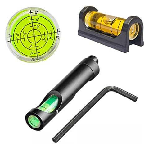 WOYISEPG 3Pcs Magnetic Rifle Scopes Level 20mm Picatinny Weaver Rifle Scope Gunsmithing Tool Sets for Shooting Hunting Scope Mounting Leveling (Set-A) Cover