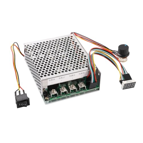 Controlador de motor 10-55v 60a reversible con indicador digital de velocidad
