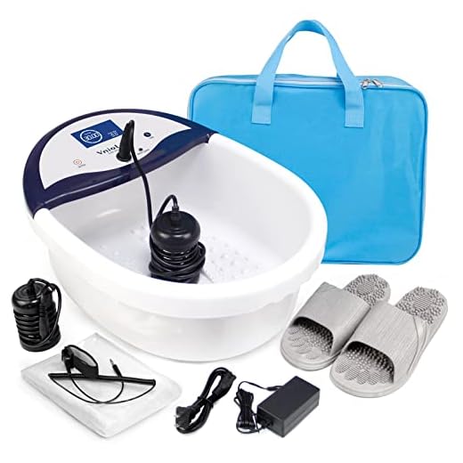VnioLife Ionic Foot Bath Detox Machine, Ion Detox Foot Bath Cleanse, Foot Detox Spa with Waist Strap, Arrays, Slippers | LCD Display, Time Setting…