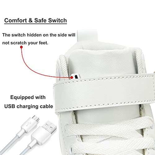 Aptesol UH15243544 Unisex Led Shoes High Top Light Up Sneakers Usb Rechargeable Flashing Shoes thumb #4