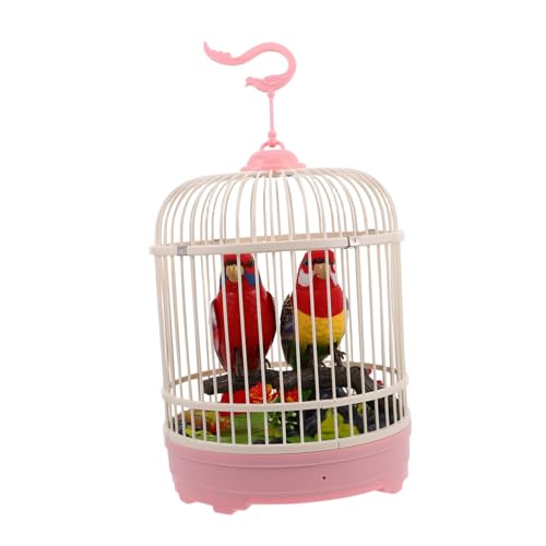 Jouet simulation oiseau interactif cage à oiseaux mouvement unique