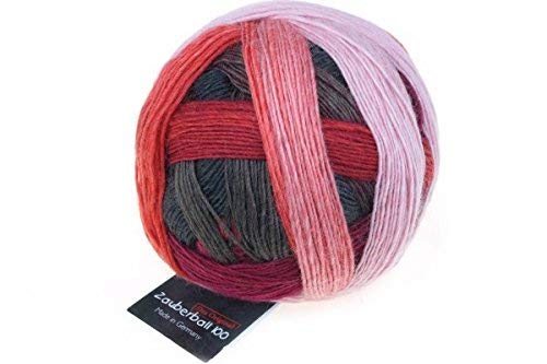 Schoppel-Wolle Zauberball 100, Rosso, Multicolore