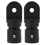 ibasenice 2 Piezas Tapa De Extremo De Nylon para Barco Accesorio Bimini Top Fitting para Yates con ProteccióN Antideslizante FáCil InstalacióN