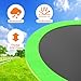 polwkscas Trampoline Pad 10ft 12ft 14ft 15ft 16ft Trampoline Replacement Safety Pad, Waterproof and Tear-Resistant Safety Spring Cover Round Frame Pad, Trampoline Pad Replacement (Green, 15FT)