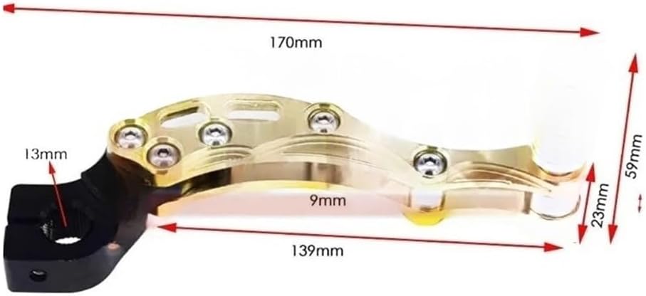 Motorcycle Start Lever Modified Engine Start Levers Motor Starter Pedal for ZY100 Jog100 for Force100 RSZ Dio50 Jog50 Jog90 AF28 ZR GY6