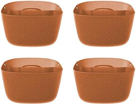 WallyGro Eco Wall Planter, Create a Plant Wall with Hanging Planters for Indoor or Outdoor Use (Terracotta, 4 Pack)