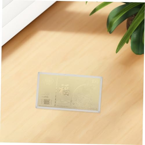 8 piezas estuches plásticos para billetes transparentes miniatura 4