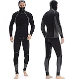 Nasse Anzüge mit Kapuze, die sowohl für den Kopf als auch für den Körper isoliert und Ihnen dabei hilft, länger wärmer zu bleiben