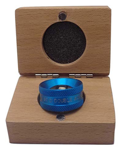 accesorios del equipo de oftalmología de la lente asférica doble transparente azul 90D con el caso Cover