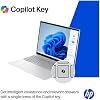 Computadora portátil empresarial HP OmniBook 3 con pantalla táctil, pantalla IPS WUXGA de 16", Windows 11 Pro, SSD PCIe de 256GB, RAM LPDDR5 de 8GB, procesador AMD Ryzen 5 40, teclado numérico, hub PLUSERA 8 en 1, color plata glaciar 7