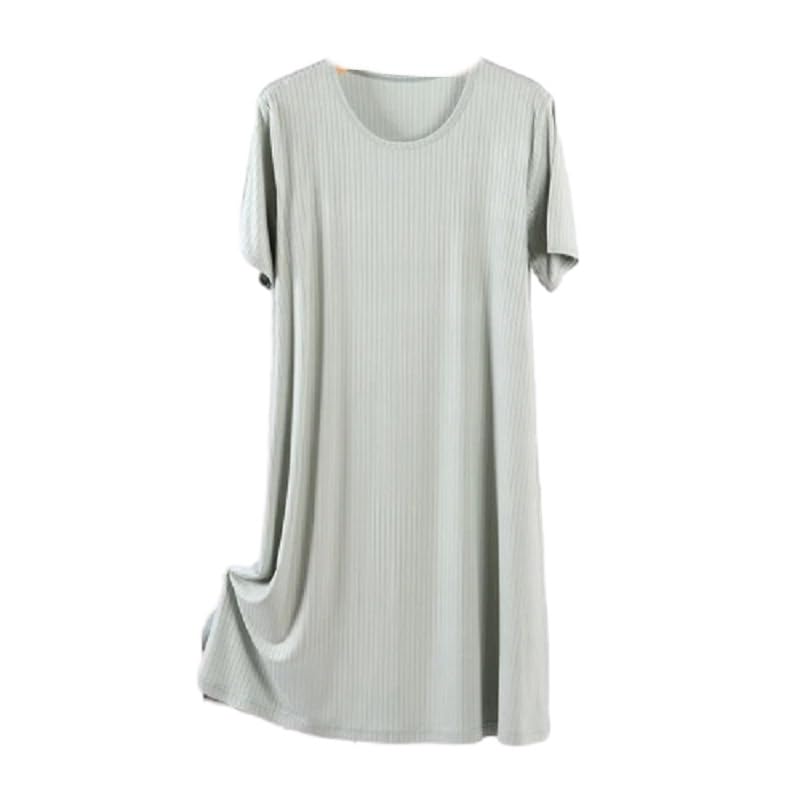 Robe de nuit grande taille en coton doux pour femme du M au XXL