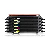 Gootior CLT-P406C CLT-406S Cartucho de Tóner, 5-Paquete Multipack Tóner Compatible con Samsung CLP-360 CLP-360N CLP-365 CLP-365W CLP-368 CLX-3300 CLX-3305 CLX-3305FN CLX-3305W CLX-3305FW Xpress C410W