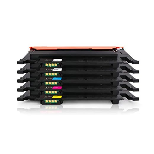 Gootior Kompatibel toner CLT-P406C CLT-406S ersättning för Samsung Xpress C410W C460W C460FW CLP-365 CLP-360 CLP-365W CLP-360N CLP-368 CLX-3300 CLX-305 CLX-3305FN CLX-305F25