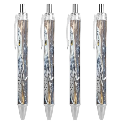 Stylos à bille rétractables haute précision encre noire super douce et fine