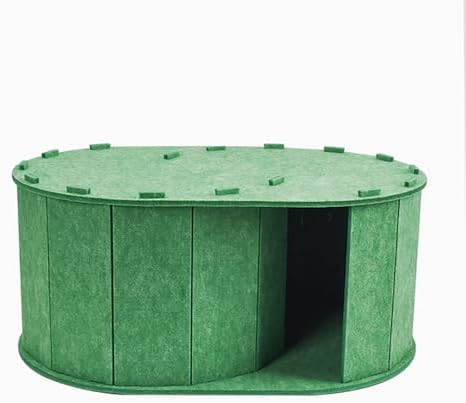 Cozy Multi-Exit Cat Tunnel Bed for Indoor Cats - S-Shaped Peekaboo Cave & Scratching Felt Hideaway, Perfect Cat Toys for Multiple Cats (34.6x22.8x10.2in)