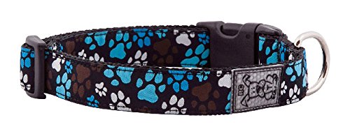 RC Pets 1 Inch Adjustable Dog Clip Collar, Medium, Pitter Patter Chocolate #2