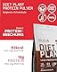 PhD Nutrition Diet Plant Protein Pulver Vegan 500g Belgische Schokolade, High Protein Eiweißpulver mit 19g Eiweiß pro Portion, Mit CLA und L-Carnitin