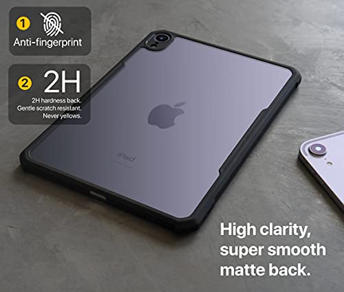 Tineeowl Ipad Mini 6 Ultra Thin 2021 Matte Back Clear Case, Flexible Tpu, Absorbs Shock, Lightweight, Thin (Black) #TOP2