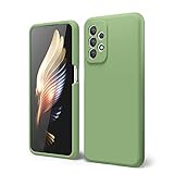 oakxco for Samsung Galaxy A23 5G Phone Case Liquid Silicone, Cute Thin Slim Soft Rubber TPU Plain Smooth Gel Cover for Women Girl, Matte Solid Protective & Shockproof, Mint