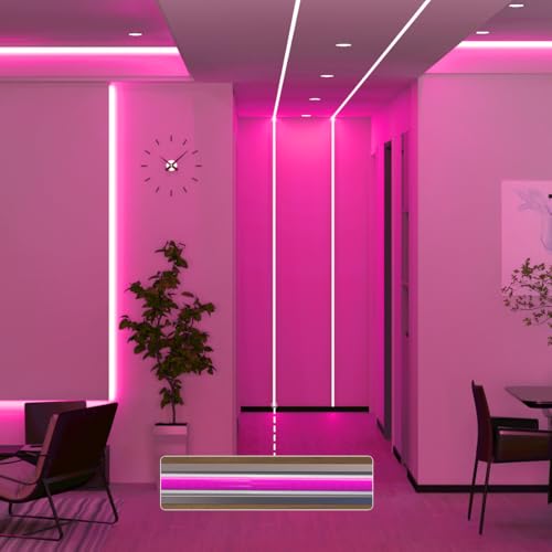 Image of BTF-LIGHTING FCOB COB LED Strip Purple Color 5mm Width UL Listed Super Narrow Flexible Uniform Light DC24V 16.4FT CRI 90+ Dimmable LED Ribbon for Bedroom Home Indoor Decor(No Adapter or Controller)