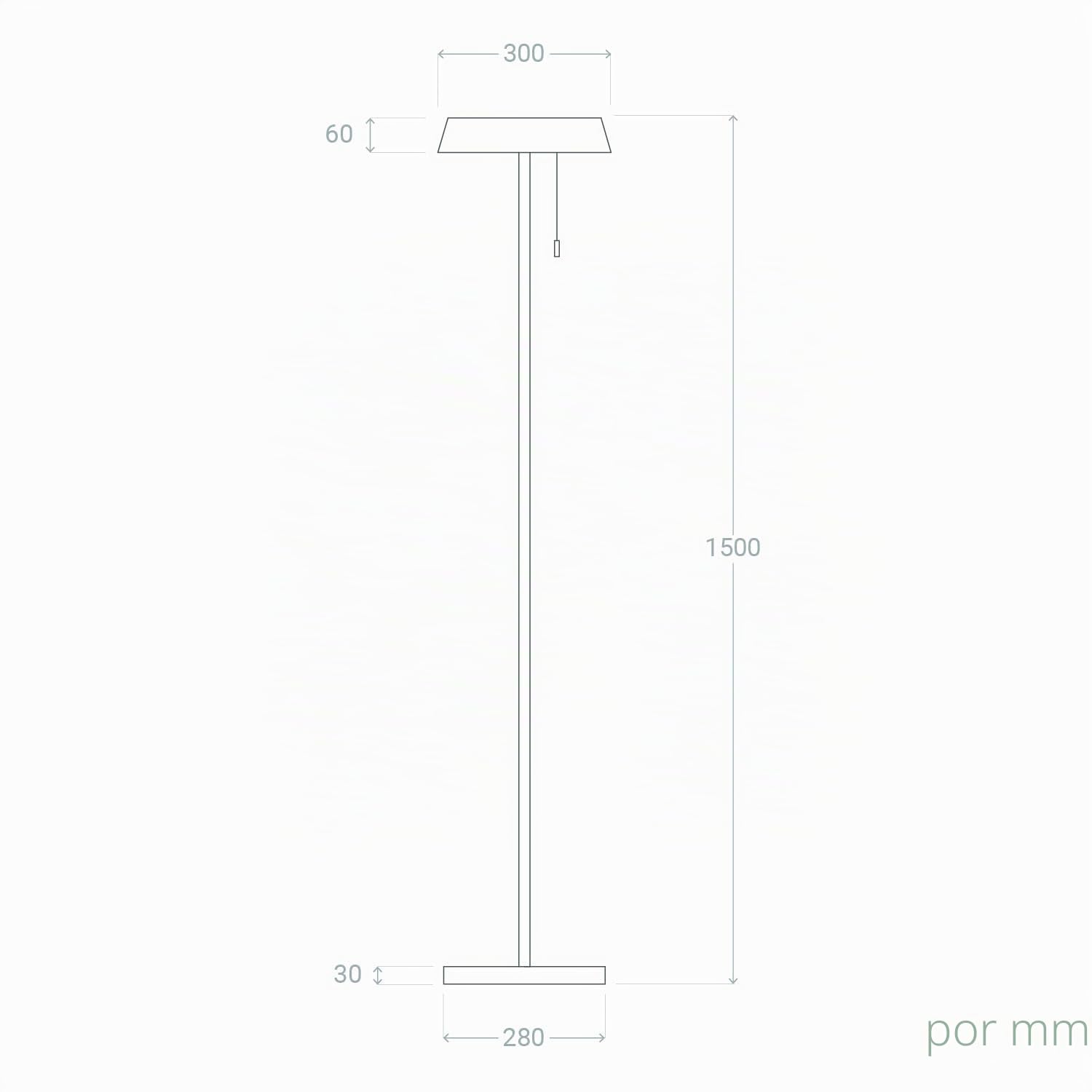 LEDKIA LIGHTING Lámpara de Pie Solar Exterior LED 2.6W Aldana Negro