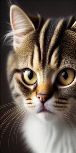 Peinture diamant 5D chat grand format 130x65cm pour adultes broderie point de croix