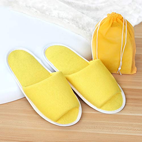 Homyl Portátil De 4 Pares Deslizadores Descartáveis ​​do Quarto De Hóspedes Do Deslizador Portátil P