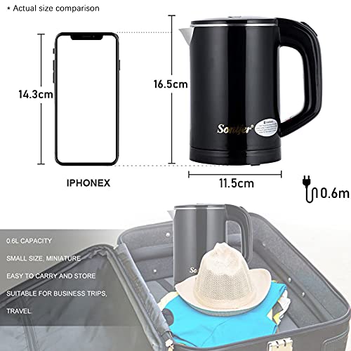 Bouilloire de voyage portable mini théière acier inoxydable - 3