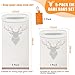 5 Pack Game Bags Elk with Strong Drawstring Closure, Reusable Game Bags Deer with Reflective Strips and 5 Tags, Pre-Rolled Game Meat Bags Hunting for Elk Deer Duck Moose and Caribou, 48