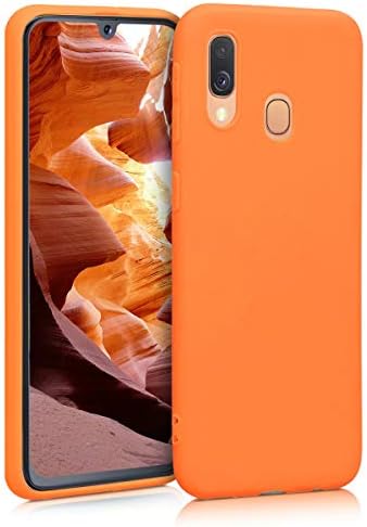 kwmobile TPU Case Compatible with Samsung Galaxy A40 - Case Soft Slim Smooth Flexible Protective Phone Cover - Mint Matte