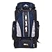 WOSHUAI 100L Wandern Rucksack - Unisex wasserdichte große Kapazität Trekking Rucksack Reisen Outdoor Camping Cycling Daypack,Navy Blue