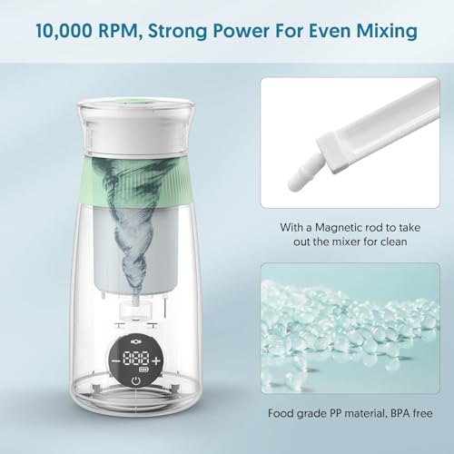 Bellababy Flaschenzubereiter für Babys, Flaschenwärmers,Bottle Warmer Tragbar,Schneller Flaschenwärmer mit USB Kabel,Milchwärmer Baby Portable,Flaschenwärmer für Daheim/Reise