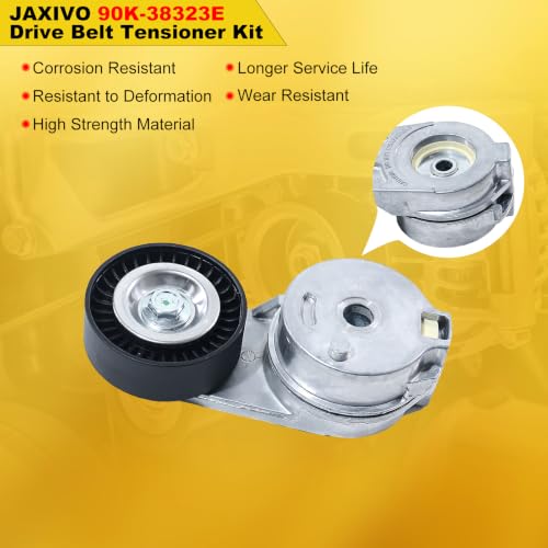 Image of 90K-38323E Serpentine Belt Drive Tensioner Pulley Component Kit for V8 5.7L Gas 13-18 Ram 1500,19-22 Ram 1500 Classic,Replace 4861660AA,4891720AA,K060730