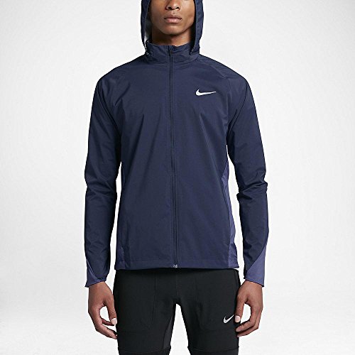 Nike Shield Men's Running Jacket Purple Full Zip 801783 410 (s)