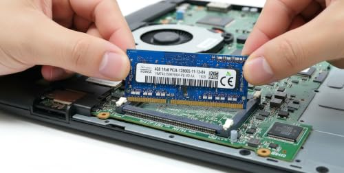 Image of 4GB DDR3L 1600MHz Laptop RAM for Hynix PC3L-12800S 204-Pin SO-DIMM 1Rx8 1.35V Low Voltage Memory Module (HMT451S6BFR8A-PB)