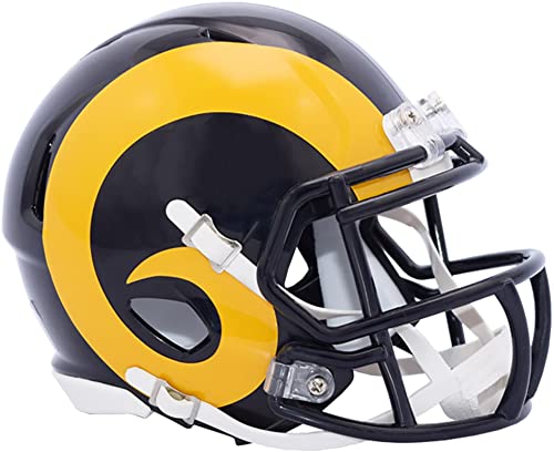 Casque Riddell Los Angeles Rams Speed Mini Réplique Color Rush pour vitrine de supporter