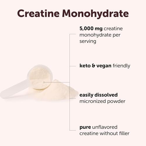 Micro Ingredients Creatine Monohydrate Powder 1kg (200 servings) — view 3